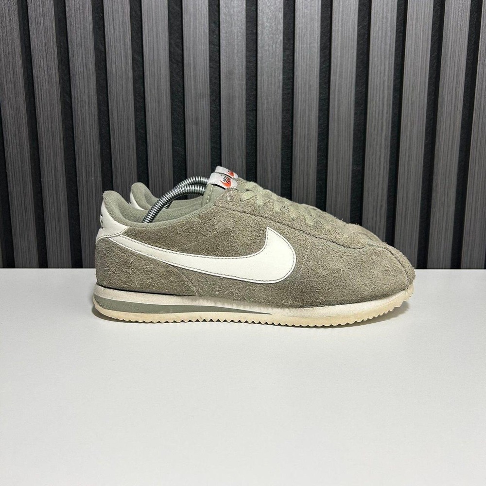 Nike Cortez green suede Womens 9.5 - Picture 1 of 8